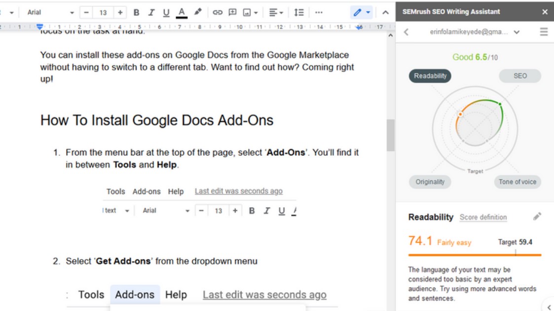 Bagaimana Menulis Konten SEO Friendly Dengan Google Docs