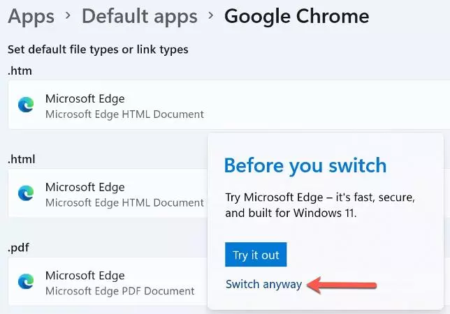 Cara Mengubah Browser Bawaan di Windows 11
