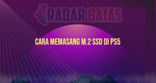 Cara Memasang M.2 SSD di PS5